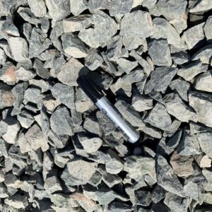 Bulk, Blue Granite Chips 1-1/2" /yard
