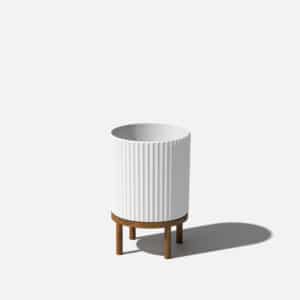 Veradek, Demi Planter w/Stand, 16", White