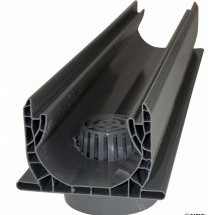 Channel Drain Mini Channel 3' w/ 2" Bottom Outlet