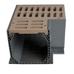 Channel Drain Mini Channel Fab.90 Deg w/Sand Grate