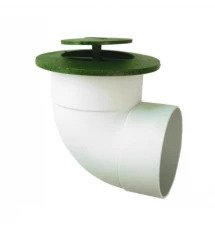 Fitting 4" Pop Up Emitter w/ PVC Elbow & Adapter