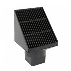 Fitting Black Angled Debris Filter