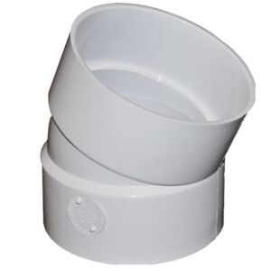 Fitting PVC 4" Elbow 22 1/2 Degree