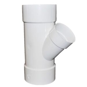 Fitting PVC 6" Y Connector 6"x 6"x4"