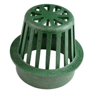 Grate Round Atrium 4" Green