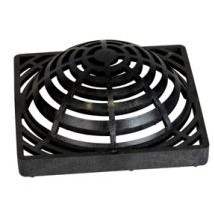 Grate Square Atrium 9" Black