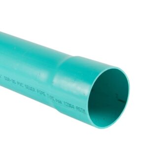 Pipe PVC 4" Solid 10' Green SDR 35