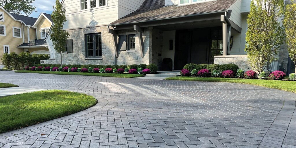 Endicott Manganese IronSpot Pavers Driveway