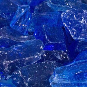 Glass Broken Seabreeze Blue 1/2"-3/4" 10 lbs.