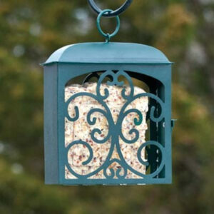 Metal Scroll Suet Feeder