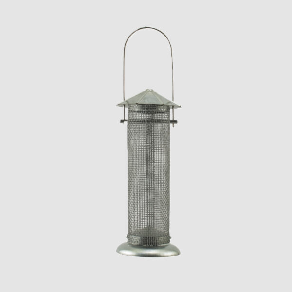 Rustic Farmhouse Galvanized Silo Thistle Feeder