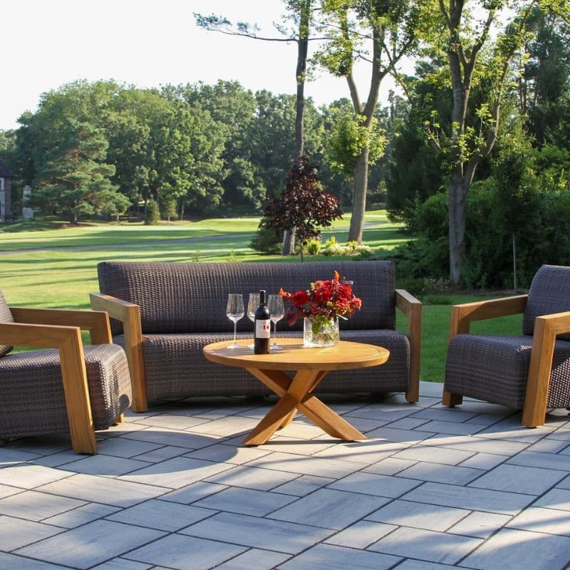 The Bronson Teak & Reticulated Wicker Collection