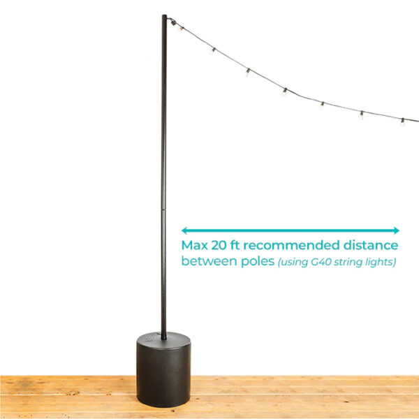 Light Pole w/Base - Patio - Image 2