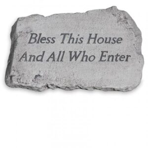 Bless This House Stone, 10"