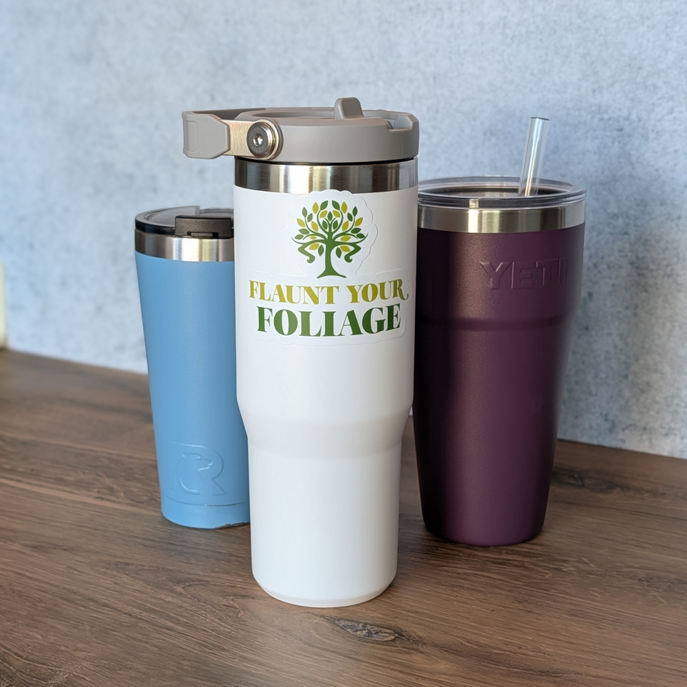 Flaunt Your Foliage Vinyl Sticker - Image 2