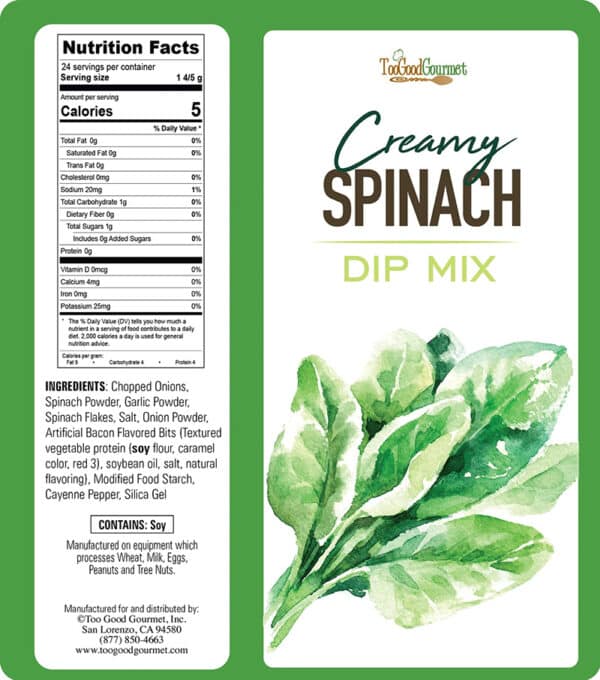 Creamy Spinach Dip Mix - Image 2