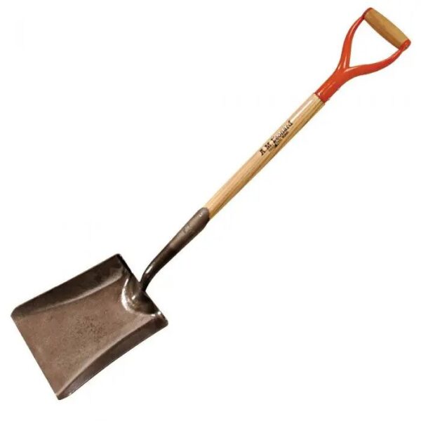 AM Leonard Shovel D-Hand Wood Square Point