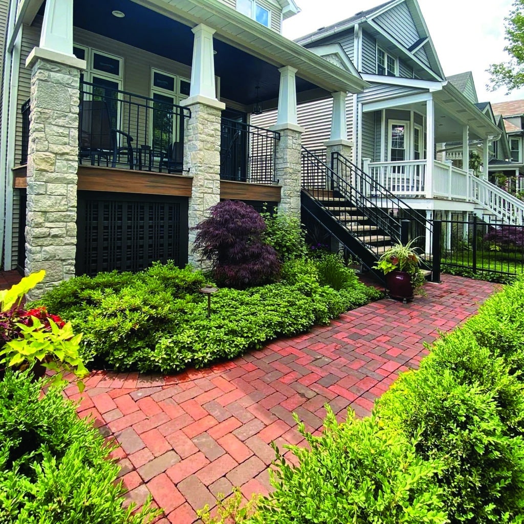 Whitacre Greer Clay Paver Walkway