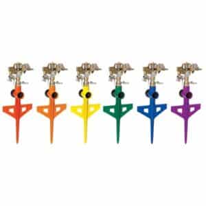 Dramm Impulse Sprinkler 6in H Step Stake Base
