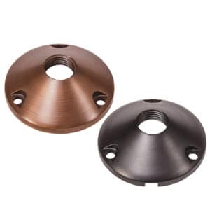 Alliance Round 3" Mounting Base Black