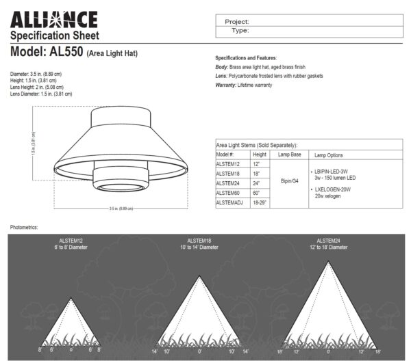 Area Light  AL 550 Hat, Alliance - Image 2