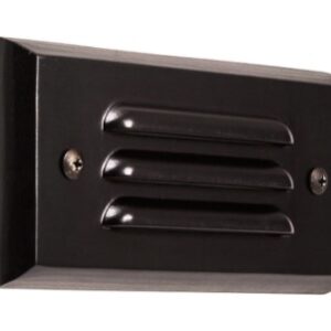 Step Light SL25 Black 6" Surface Mount 7WLED, All
