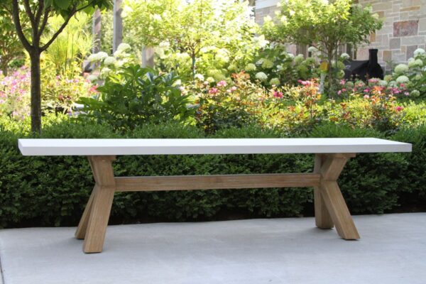 Outdoor Interiors, Ivory Composite Dining Group - Image 2
