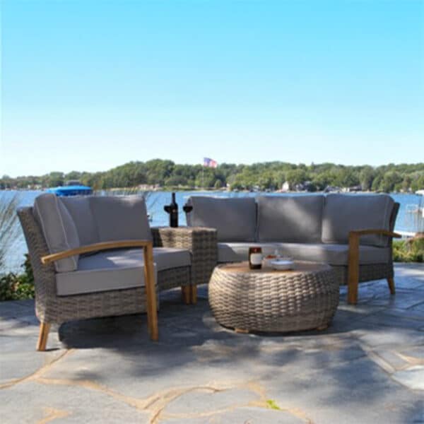 Outdoor Interiors, 36" Round Coffee Table - Image 4