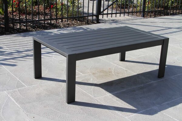 Outdoor Interiors, Black Aluminum Seating Group - Image 6