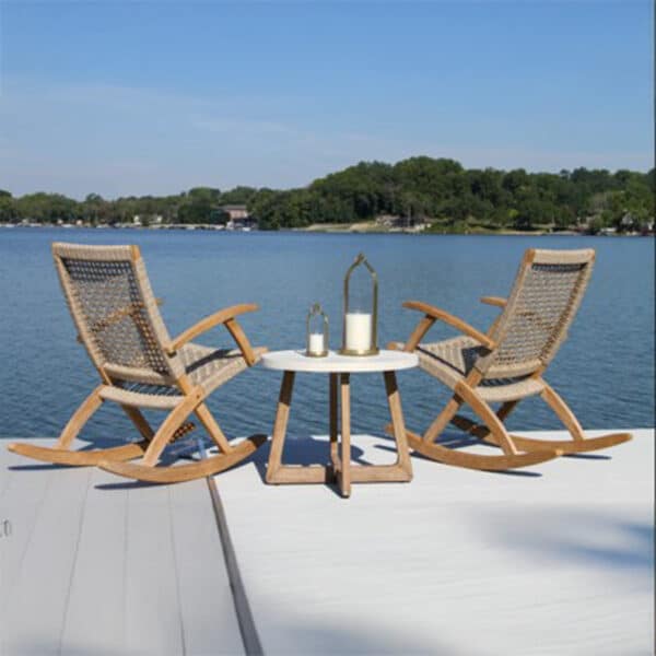 Outdoor Interiors, Rope Rocking Chair
