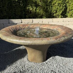 Stonecasters, 2pc Leaf Motif Fountain
