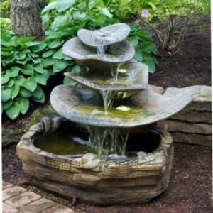 Stonecasters, 2pc Giant Leaf Fountain