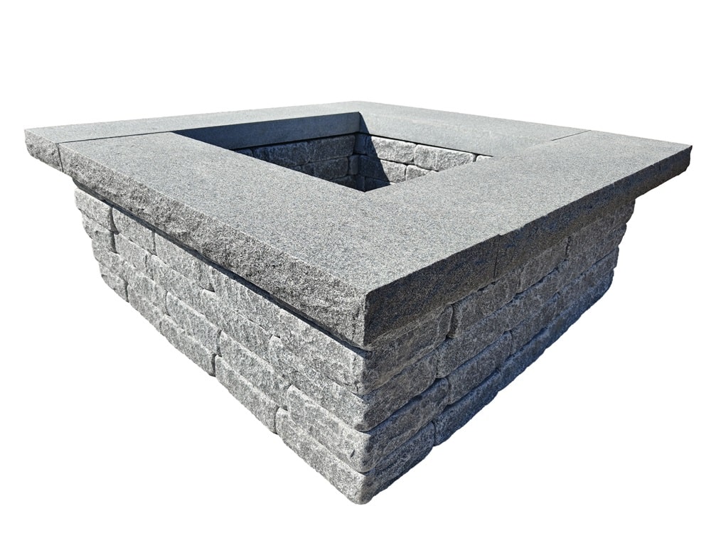 Blue Mist Square Fire Pit Base