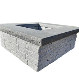 Blue Mist Square Fire Pit Cap