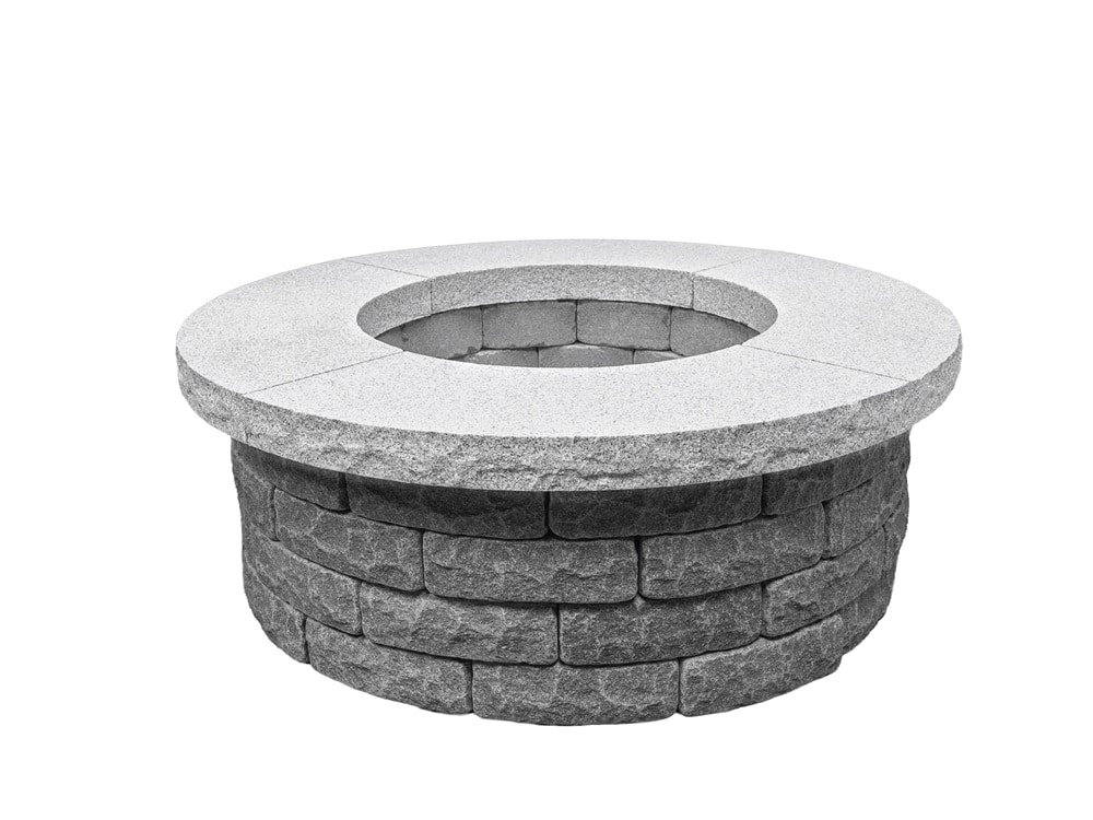 Imported Gray Round Fire Pit Cap
