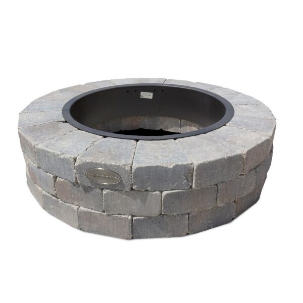 Rochester Fire Pit Round Bluestone, With Grill