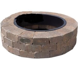 Rochester Fire Pit Round Beechwood, With Grill