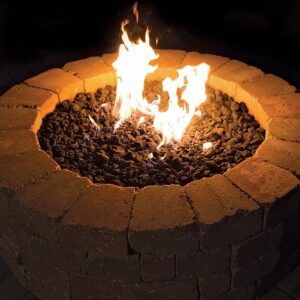 Rochester Gas Fire Pit Round Santa Fe