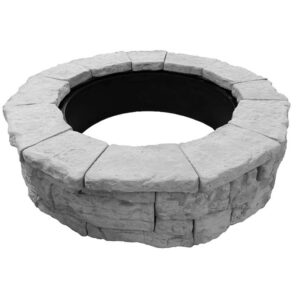 High Format Round Fire Pit Belvedere Limestone