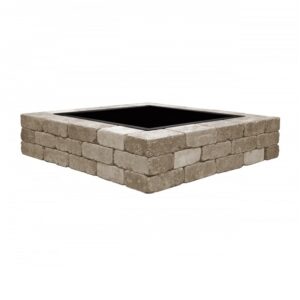 Unilock Fire Pit Square Sandstone, No Grill