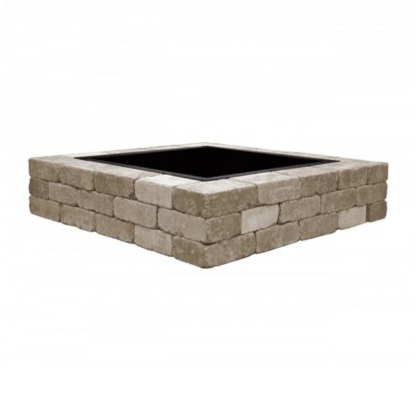 Unilock Fire Pit Square Sandstone, No Grill