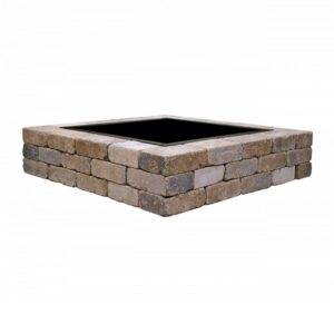 Unilock Fire Pit Square Sierra, No Grill