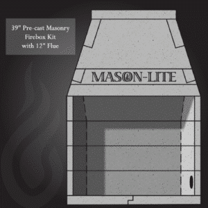 Mason Lite Wood Burning Firebox Kit 39"
