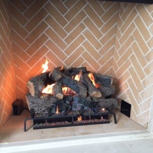 Mason Lite Herring Bone Real Brick Panels 39"