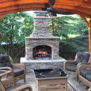 Stone Age Fireplace Kit Contractor 36" Arched
