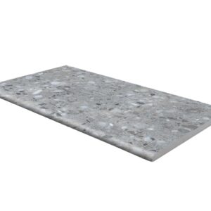 Porcelain MSI Terrazo Gris 13x24 Bullnose Coping