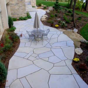 Flagstone Valders Dove White Sandblasted