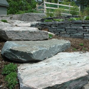 Outcropping Saratoga Granite