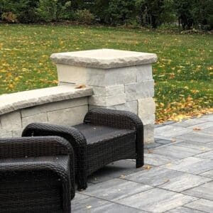 Indiana Limestone Pillar Cap Rockfaced