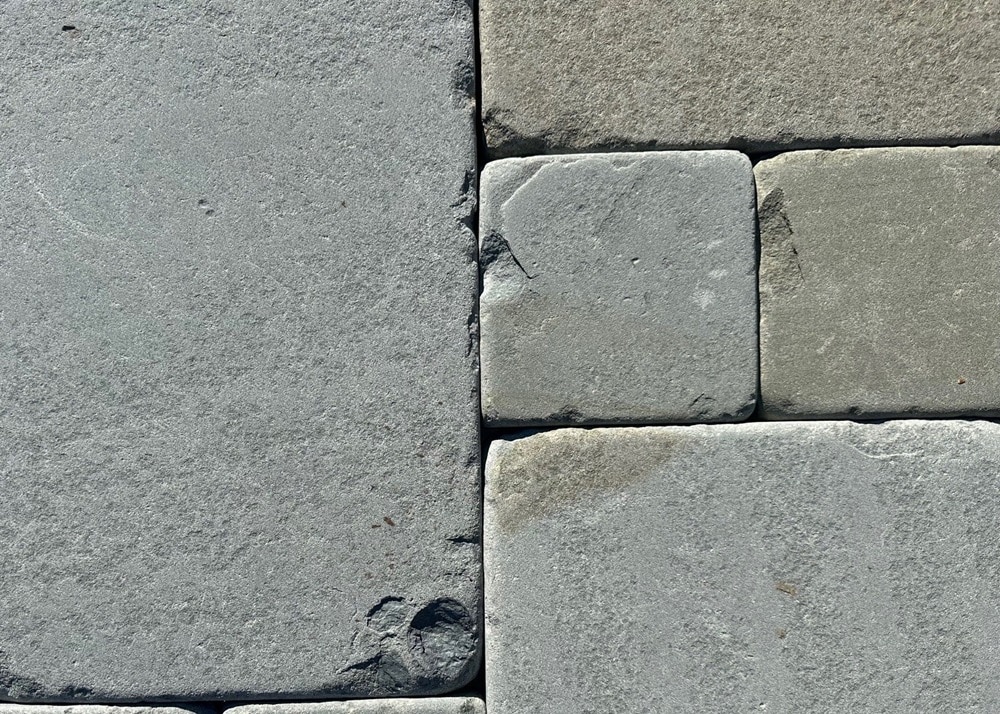 Bluestone Pavers, Tumbled Blue/Full Range 6x6